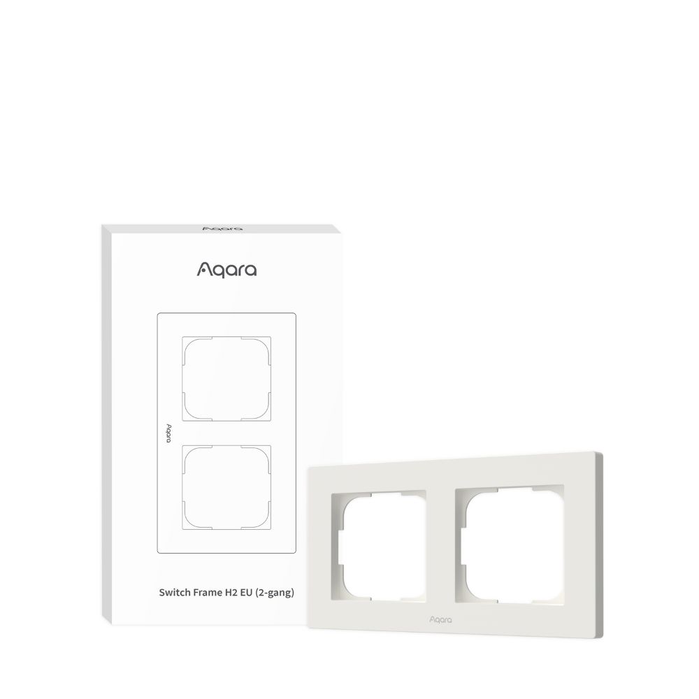 Aqara Switch Frame H2 EU 2-gang (White)